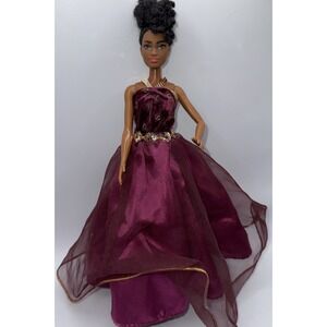 Barbie Doll Maroon Ballgown Beauty 2015 Classic
